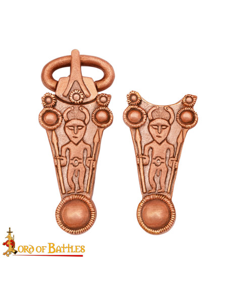 Fibbia celtica in bronzo per cinture...