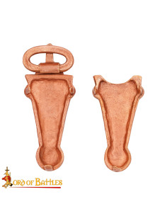 Fibbia celtica in bronzo per cinture medievali 2