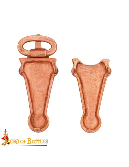 Fibbia celtica in bronzo per cinture...