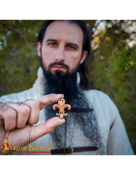 Adorno Fiore di Lis in bronzo per...