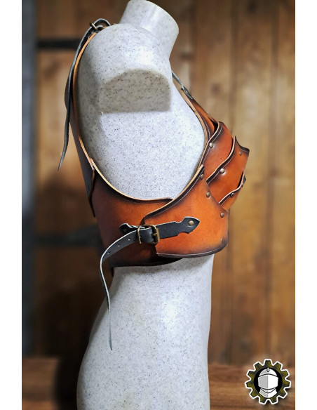 Corsetto medievale in pelle modello...