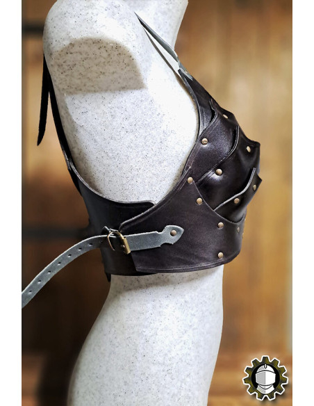 Corsetto medievale in pelle modello...