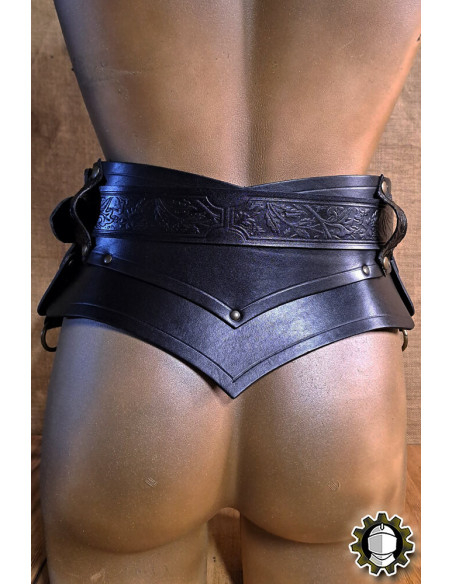 Corsetto medievale in pelle con...