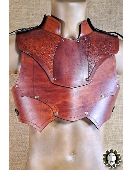 Pettorale medievale in pelle modello...