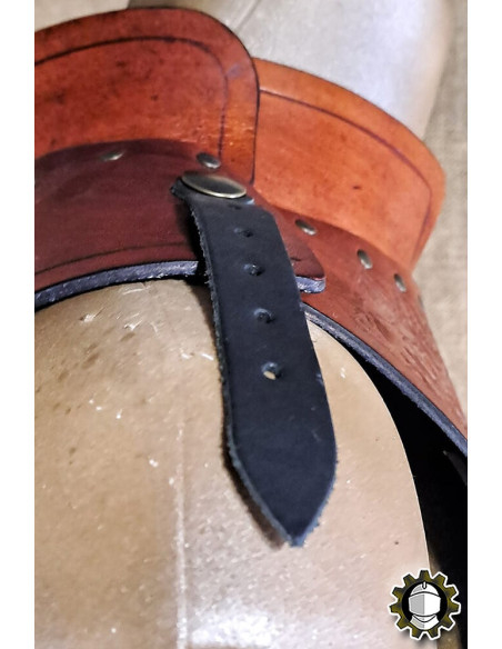 Pettorale medievale in pelle modello...