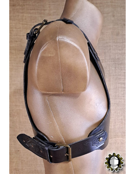 Imbracatura medieval in pelle modello...