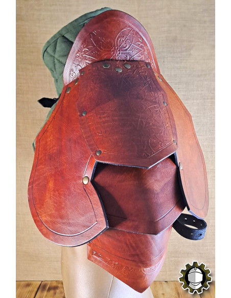 Spalliere medievali in cuoio modello...