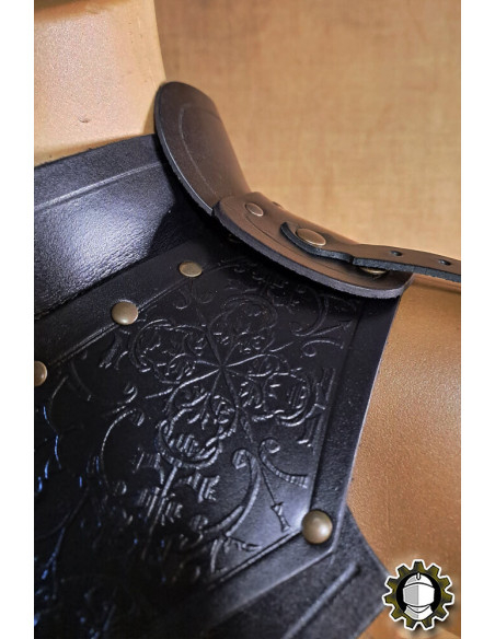 Gorjal medieval in pelle modello...