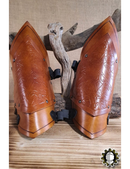 Bracciali medievali in pelle modello...