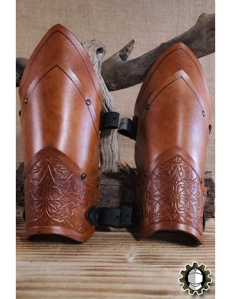 Bracciali medievali in cuoio modello...