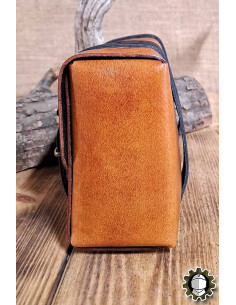 Borsa medievale in pelle modello Altair, colore marrone 2
