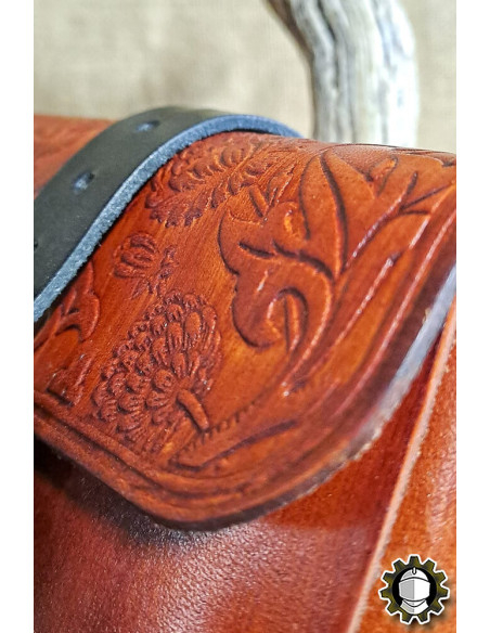 Borsa medievale in cuoio modello...