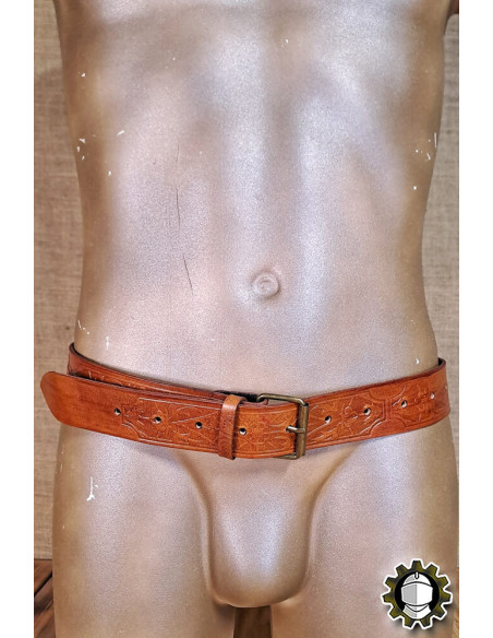 Cintura medieval in pelle modello...