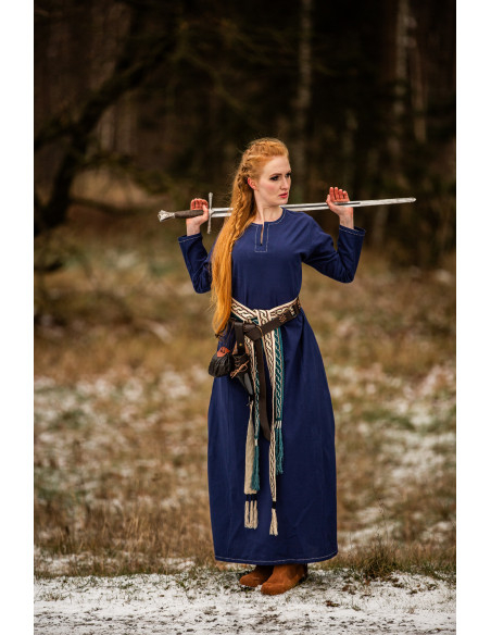 Abito Vikinga donna Helga in blu