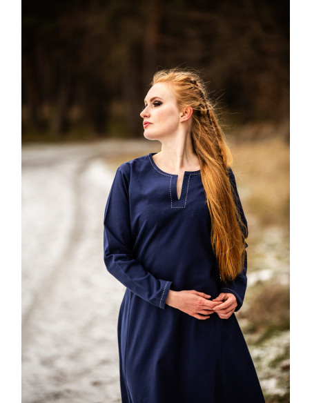 Abito Vikinga donna Helga in blu