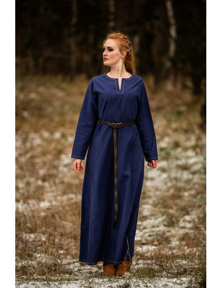 Abito Vikinga donna Helga in blu