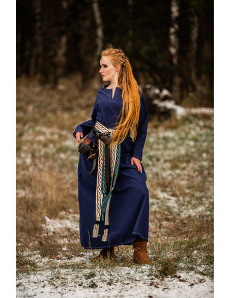 Abito Vikinga donna Helga in blu