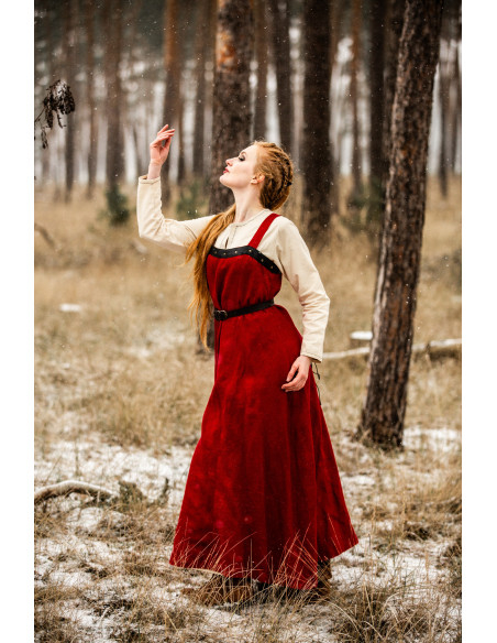 Soprabito vichingo Alena in lino,...