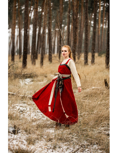 Soprabito vichingo Alena in lino,...