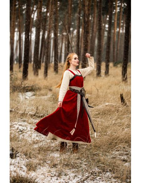 Soprabito vichingo Alena in lino,...