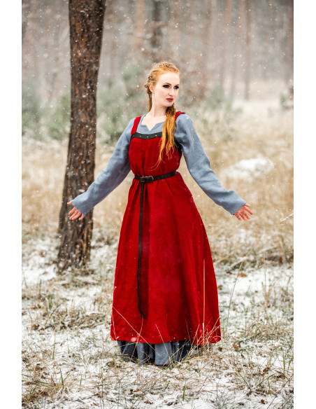 Soprabito vichingo Alena in lino,...