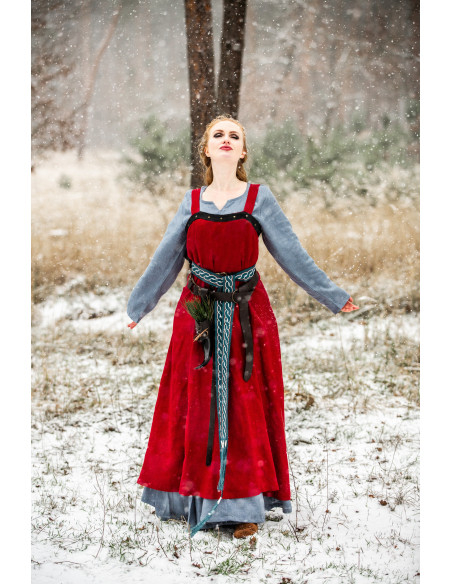 Soprabito vichingo Alena in lino,...