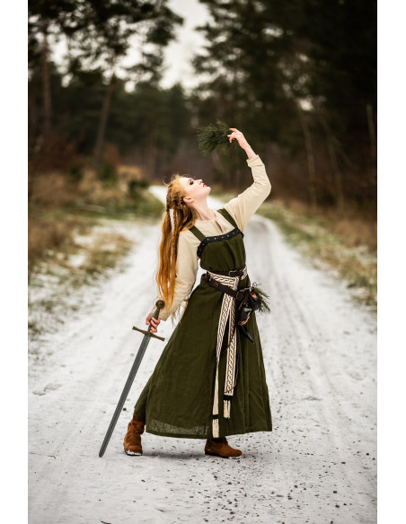 Soprabito vichingo Alena in lino,...