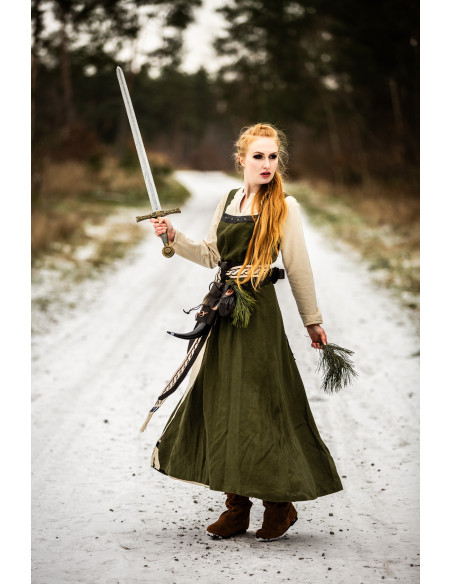 Soprabito vichingo Alena in lino,...