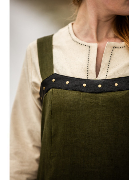 Soprabito vichingo Alena in lino,...