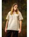 Camicia Medieval Erhart, manica corta, colore Beige