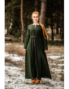 Vestito Vikinga donna Helga in verde