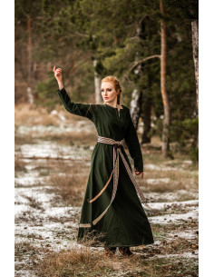 Vestito Vikinga donna Helga in verde 2