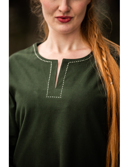 Vestito Vikinga donna Helga in verde