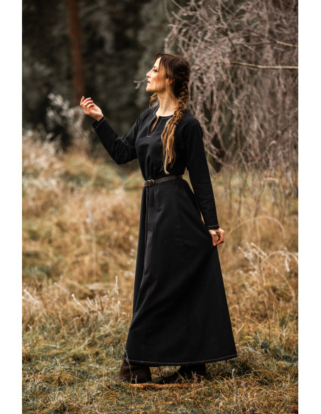 Vestito Vikinga donna Helga in nero