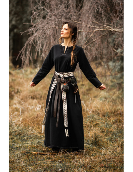 Vestito Vikinga donna Helga in nero