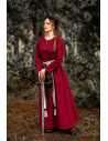 Vestito Vikinga donna Helga in rosso