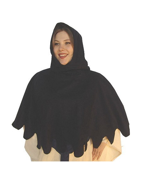 Gugel medieval in lana modello Henri,...