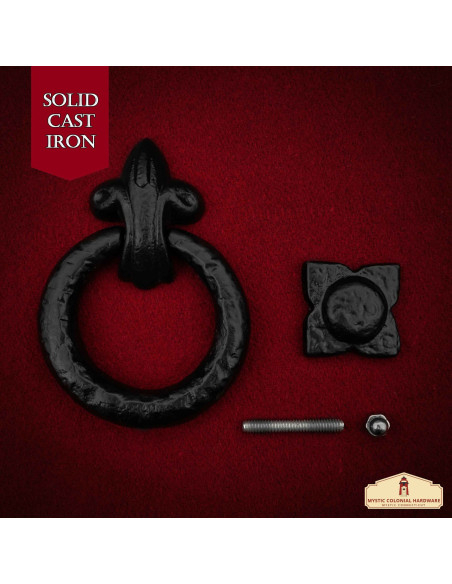 Martello porta medievale con anello...