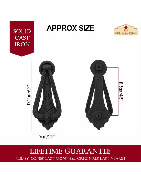 Maniglia per porta medievale con...