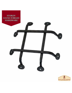 Griglia bar clandestina per porte (27x29 cm.)