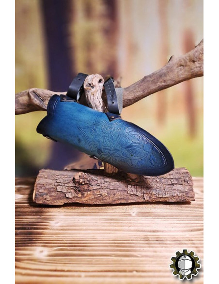 Tahalì medieval in pelle blu modello...