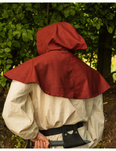 Gugel o cappuccio nordico modello Notker, bordeaux 2