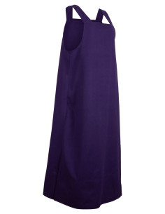 Vestito stile grembiule modello Lientje, colore viola 2