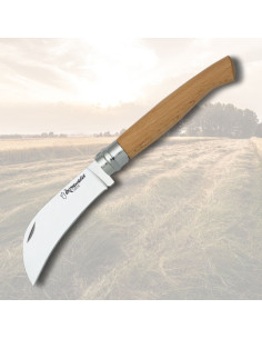 Coltello Estremeno con blocco manico in legno (19 cm.)