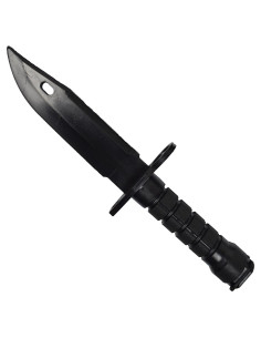 Coltello baionetta da allenamento in plastica, colore nero