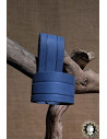 Tahalí in pelle per pugnali, colore blu