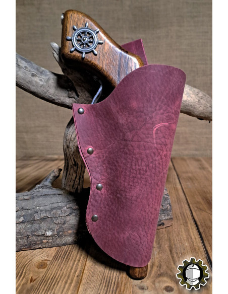 Porta penne in pelle mano destra,...