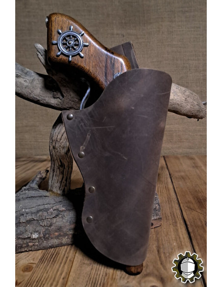 Portapenne in pelle mano destra,...