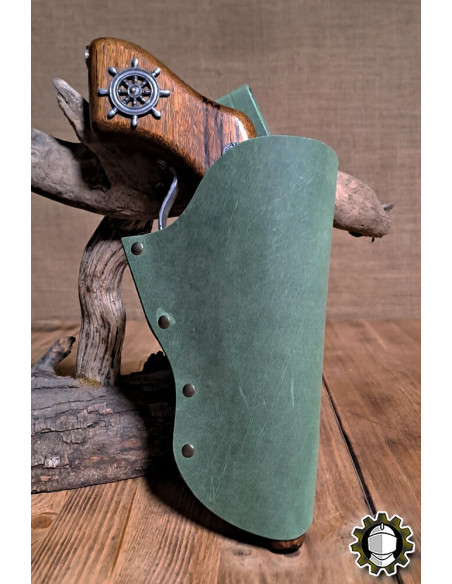 Portaoggetti in pelle mano destra,...