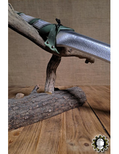 Fodero in cuoio per spade, colore verde 2